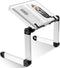Book Stand for Reading Adjustable Textbook Stand Ergonomic Bed Book Holder for Reading with Paper Clips Desk Book Stand Free Your Hands Collapsible Book Stand for Bed