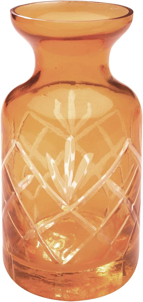 ART & ARTIFACT Flower Vases Set of 5 Small Glass Vases for Flowers, Jeweltone or Clear Glass Bud Vases - Jeweltones