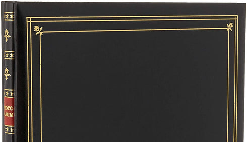 Pioneer Photo Albums 300-Pocket Post Bound Leatherette Cover Photo Album for 3.5 by 5.25-Inch Prints, Black
