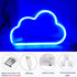 Werfeito 2 Pack Cloud Planet Neon Signs Neon Lights for Wall Decor, USB or Battery Operated LED Neon Sign for Bedroom, Decorative Neon Light Sign for Bar, Living Room, Christmas, Birthday, Wedding