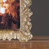 Gold Frame 4x6 inch,Decorative Gold Picture Frames Designed with Golden Palm Leaves,Gold Decor 4x6 Display Pictures Frame Set