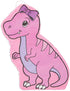 Pink Dinosaur Pinata for Girls T-Rex Birthday Party Supplies(16.5 x 13 x 3 In)