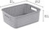 Sterilite 12726A06 Short Weave Basket, Cement, 6-Pack