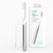 Quip Adult Electric Toothbrush - Sonic Toothbrush with Travel Cover & Mirror Mount, Soft Bristles, Timer, and Metal Handle - Silver