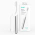 Quip Adult Electric Toothbrush - Sonic Toothbrush with Travel Cover & Mirror Mount, Soft Bristles, Timer, and Metal Handle - Silver