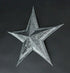 Zeckos Indoor/Outdoor Tooled Edge 12 inch Galvanized Finish Metal Wall Mounted Star