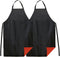 kilofly 2pc Vinyl Extra Long 43" Adjustable Waist Neck Ties Waterproof Apron