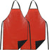 kilofly 2pc Vinyl Extra Long 43" Adjustable Waist Neck Ties Waterproof Apron
