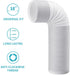 Zomia Portable Air Conditioner Hose 5.9 Inch Diameter 80" Length, AC Exhaust Hose Anti-Clockwise Thread Air Conditioner Parts Compatible with Haier, LG, Delonghi and More