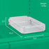 YouCopia RollOut Fridge Caddy, 9" Wide, Clear