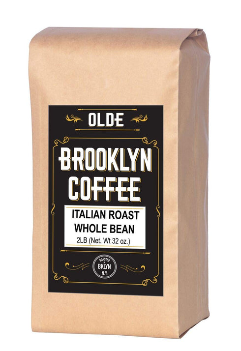 Italian Dark Roast Whole Bean Coffee - 2LB Bag For A Classic Black Coffee, Breakfast, House Gourmet, Italian Espresso- Roasted in New York