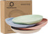 shopwithgreen Lightweight Wheat Straw Plates - 4 Pack 7.87'' Unbreakable Dinner Plates, Dishwasher & Microwave Safe, BPA free, for Kids, Toddler & Adults