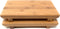 TJ Global Set of 2 Sashimi Sushi Bamboo Serving Geta Plates - Japanese Style Tableware Bamboo Sushi Board Cutting Tray (L8.2" x W4.7")