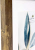 Wooden Picture Frame Wooden Photo Frame for Wall or Tabletop with Mat (Yellow and brown,8x10 inches 2P)
