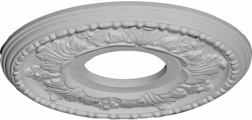 Ekena Millwork CM11HE Helene Ceiling Medallion, 11 7/8"OD x 3 5/8"ID x 7/8"P, Factory Primed