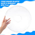 Fruit Roll Dehydrator Sheets Round Dehydrator Sheets White Fruit Roll Sheets for Fruit Roll Dried Fruit Leather Meat Beef Christmas Birthday Party Home Kitchen Bakery Use, 12.2 Inch (4)