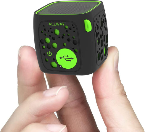 ALLWAY Mini Bluetooth Speaker, Small Portable Bluetooth Speakers with Loud Stereo Sound, Rich bass,TF Card Port,Bt 5.0 Speakers Bluetooth Wireless for Laptop,iPhone,Echo,Car Bocina Travel Gadgets