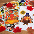 Thanksgiving Stickers, Thanksgiving Crafts for Kids Thanksgiving Games Make Your Own Turkey Stickers for Kids DIY Turkey Games Thanksgiving Party Favors Supplies Prizes Creative Scrapbooks - 24 Sheets