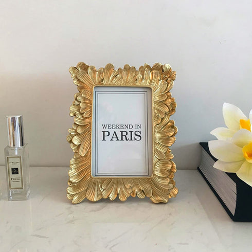 Vintage Picture Frames 4x6 Silver Picture Frame Photo with Glass Front Antique Frame with Leaf Funky Photo Frames Artwork Picture Frame for Tabletop Wall Hanging Wall Frames