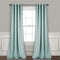 Lush Decor Curtains-Grommet Panel with Insulated Blackout Lining, 84 in L Pair, Blue