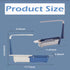 Updated Telescopic Sink Holder Storage Rack Adjustable Length Drainer Sink Storage Rack Holder Storage Sponge Soap Holder with Dishcloth Hanger Expandable Storage Drain Basket for Home Kitchen (Blue)