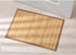 iDesign Formbu Bamboo Floor Mat Non-Skid, Water-Resistant Runner Rug for Bathroom, Kitchen, Entryway, Hallway, Office, Mudroom, Vanity, 17" x 24", Natural Beige,81132