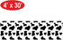Beistle Cow Print Backdrop Party Accessory, 4-Feet by 30-Feet
