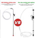 Fermtech Auto-Siphon Mini 15" with 6 Feet of Tubing and Clamp, clear, 1 piece