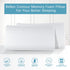 BEBEN Contour Memory Foam Pillow for Neck Pain Relief, Adjustable Neck Pillow for Side Sleepers, Ergonomic Bed Pillow Small Size Desgin for Travel and Childs