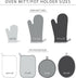 KitchenAid Asteroid Oven Mitt Set, Honey