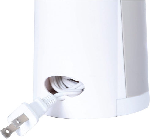 Brentwood J-30W Tall Electric Can Opener with Knife Sharpener & Bottle Opener, White