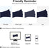 uxcell Set of 2 Body Pillow Cover, Soft Microfiber Pillow Cases Weave for 90 GSM Ployester, Full Pillowcases for Body Pillows Body(20"x48") Navy