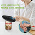 Electric Can Opener, Safe Smooth No Sharp Edges Can Opener for Almost Size Can, Best Gift for Women, Senior with Arthritis, Fits Perfect in Drawer (Black)