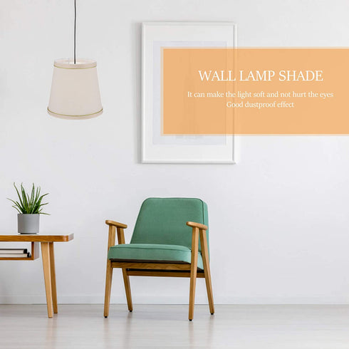 Mobestech Small Beige Table Lamp Shade, Fabric Lampshade Modern Mini Barrel Light Lamp Shade Cover Chandelier Cloth Fixture Lamp Shade for Home Office