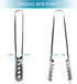 Stainless Steel Ice Cube Tongs, Ice Serving Tongs For Cocktails Whiskeys COINCHI