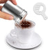 3 Pack Stainless Steel Powder Shaker, Coffee Cocoa Dredges with Fine-Mesh Lid, AIFUDA Power Can For Baking Cooking Home Restaurant with 16 Pcs Printing Molds Stencils