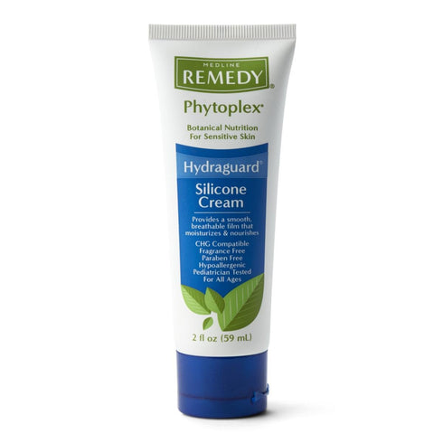 Medline Remedy Phytoplex Hydraguard Silicone Cream, Hypoallergenic, Unscented, 2-oz Tube