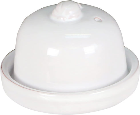 Eurita by Reston Lloyd Terra Cotta Garlic Roaster, White