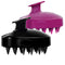 HEETA Hair Scalp Massager Shampoo Brush 2 Pack, Soft Silicone Bristles to Remove Dandruff, Waterproof Hair Scrubber for Both Wet Dry Hair, Suitable for Men & Women (Black & Purple)