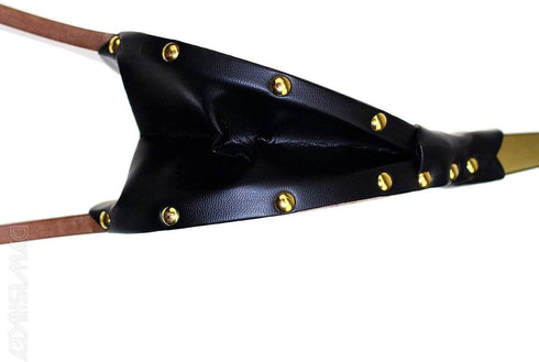 DYWISHKEY Bellows, Fireplace Bellows 15 Inch x 6.5 Inch, Air Bellow Fireplace Blower Leather Bellows Fire Bellows for Fireplaces, BBQ and Camping, Bellow with Hanging Leather Strap