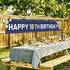 Happy 18th Birthday Banner Blue, Large 18th Bday Sign, 18th Birthday Party Outdoor Decoration for Boy Men?9.8 x 1.6 feet?