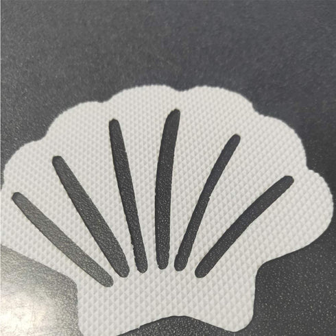 TOPBATHY 24PCS Bathtub Sticker Skid Proof Sea Shell Shaped Bathtub Decal Bathing Shower Safety Floor Sticker Bathroom Slip Solutions