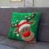 Neatee Living Merry Christmas Pillow Covers 20x20 Set of 4 Velvet Cases Red Green Xmas Holiday Throw Soft Tree Cushion for Outdoor Home Bed Sofa Couch(20 Inch)