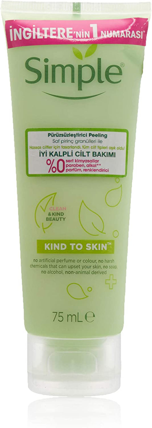 Simple Kind to Skin Smoothing Facial Scrub 75 ml