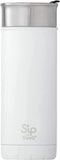 S'ip by S'well Stainless Steel Travel Mug - 16 Fl Oz - Flat White - Double-Layered Vacuum-Insulated Travel Mug Keeps Coffee, Tea and Drinks Cold for 16 Hours and Hot for 4 - BPA-Free Water Bottle