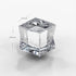 Mirrogo Clear Fake Ice Cubes, Acrylic Ice Cubes,Plastic Ice Cubes 100 PCS 20MM Valentines Vase Filler Ice Cubes for Party, Wedding and Home Decorative Crystal Rocks