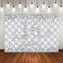 Lofaris Sweet 16 Birthday Party Backdrop Glitter Sliver High Heels Diamond Birthday Background Girls Sweet Sixteen Birthday Party Decorations Banner Photo Booth Props 7x5ft