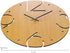 UPTARD Wood Carved Analog Battery Operated 12 inch Wall Clock Silent Wooden Quartz Wall Clock for Living Room Decor Sweep Movement Rustic Decorative Non Ticking Wall Clock for Home, Office, Kitchen