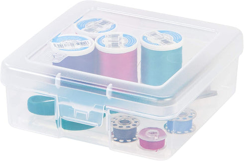 IRIS USA Small Modular Supply Case, 10 Pack, Clear 585170
