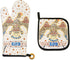 Midsouth Products Elvis Presley Oven Mitt & Pot Holder Set White Jumpsuit